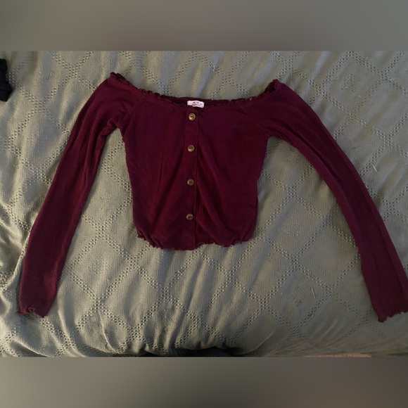 Off the shoulder long sleeve top - Picture 1 of 1